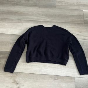 Hurley Crop Sweater- Dark Grey